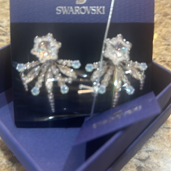 NWT Swarovski Earrings - Picture 2 of 4